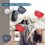 Full-HD-Video-Überwachungssystem mit 2 Akkubetriebene Kameras sowie 9"-Monitor mit Touch-Funktionalität und Monitor Videorecorder (DVR) – Bild 4