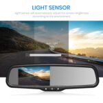Rückfahrkamera Rückspiegel Set, mit 4.3" LCD Spiegelmonitor, – Bild 8