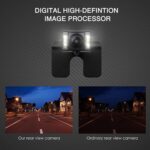 Rückfahrkamera Rückspiegel Set, mit 4.3" LCD Spiegelmonitor, – Bild 4