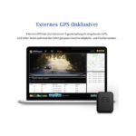 Streaming Dashcam 1080P Dual Dashcam Vorne Hinten mit GPS-Tracking, Nachtsicht, Parküberwachung, 9.35 Zoll Full-Touchscreen Rückspiegel mit Rückfahrkamera – Bild 4