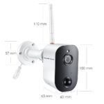 WiFi-Kamera-wiederaufladbare batteriebetriebene 1080P 2.0MP Full HD Indoor-Sicherheits-Wireless-IP-Kamera – Bild 2