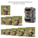 LTE 4G Wildkamera Pro 100° 24Megapixel ultraschnelle Reaktionszeit,  Freeze Technologie, Gratis 32GB Speicherkarte, APP Steuerung und Gratis Sim-Karte – Bild 4