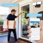 Flutlicht-Überwachungskamera für aussen – Licht bei Bewegung, App & Gegensprechen (WLAN) – Full HD, Doppel-Flutlicht – Bild 4