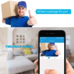 Flutlicht-Überwachungskamera für aussen – Licht bei Bewegung, App & Gegensprechen (WLAN) – Full HD – Bild 4