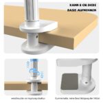 Monitor/Kamera Halterung, Handyhalterung Universal 360° Drehbar mit flexiblem Schwanenhals – Bild 11