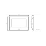Hikvision DS-KH6320-WTE1 PoE  7-Zoll IP Innenstation – Bild 3