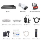 4K Überwachungskamera Bullet 12er Set, + 16 Kanal PoE NVR + 4TB Festplatte – Bild 10
