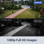 Überwachungskamera Set 8X 5Megapixel funk Kamera + 10.1 Zoll Monitor, 1TB Festplatte für Innen/Aussen  Fernzugriff auf Handy Browser und PC – Bild 4