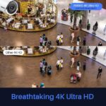 4K  Premium Überwachungskamera Bullet 4er Set, + 8 Kanal PoE NVR + 2TB Festplatte – Bild 3