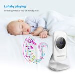 HelloBaby Video-Babyphone HB50 mit Zoomfunktion, 5,0 Zoll Farbdisplay – Bild 3