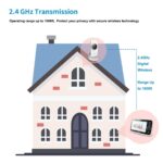 HelloBaby Video-Babyphone HB50 mit Zoomfunktion, 5,0 Zoll Farbdisplay – Bild 8