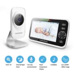 HelloBaby Video-Babyphone HB50 mit Zoomfunktion, 5,0 Zoll Farbdisplay – Bild 9