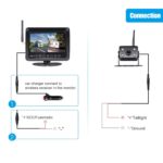 Kabellose Rückfahrkamera mit wasserdichtem 7-Zoll-Monitor für Wohnmobil, Gabelstapler, Krane, Erntemaschinen, LKWs – Bild 4