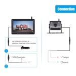 Kabellose Rückfahrkamera 7-Zoll-Monitor NVR Aufnahmemodus, für LKW, Bus, Wohnmobil – Bild 2