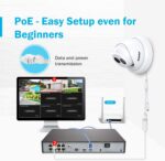4K Überwachungskamera Turret 8er Set, + 16 Kanal PoE NVR + 4TB Festplatte – Bild 4