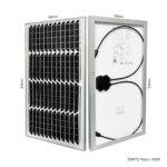 Solarstromanlage für IP-Kameras. 60W Solarpanel + 40 Ah Lithiumbatterie – Bild 2