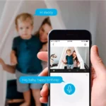 WLAN C2C Überwachungskamera, 2.4Ghz Wi-Fi Videokameras – Bild 2