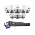 4K Überwachungskamera Dome 8er Set , + 16 Kanal PoE NVR + 4TB Festplatte