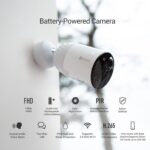 EZVIZ BC1 , 1080P Kabellose Überwachungskamera, 360Tage Akkuleistung, PIR-Bewegungserkennung, Farbnachtsicht, Zwei-Wege-Audio, – Bild 2
