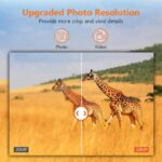 Full HD Wildkamera ,  24MP, Nachtsicht, Weitwinkel, IP66 wasserdicht , 0,2 Sekunden Auslösezeit, Bewegungsmelder + 8X Gratis Batterien und 32GB Speicherkarte – Bild 2