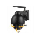 Stallkamera WiFi PTZ 5MP für Innen/Aussen 5X Zoom, Nachtsicht Bewegungsalarm, Smartphone Live Überwachung – Bild 3