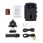 Wildkamera Fotofalle 16 Megapixel,  Wasserdicht, 940nm IR LEDs Nachtsicht, Bewegungsmelder 0,2s Schnelle Trigger, mit 32G Speicherkarte – Bild 7