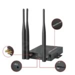 4G LTE Router AC1200 Dual Band Cat 4 Gigabit WiFi 4G Wireless Router mit industriellem Metallgehäuse/abnehmbaren externen 6×5dBi Antennen/SIM Kartensteckplatz