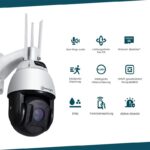 4G PTZ Baustellenkamera, LTE , Zeitraffer, 25X Optischer Zoom, Zwei-Wege Audio, Wasserdicht, Infrarot-Nachtsicht bis zu 300m – Bild 3