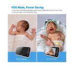 HB88 Babyphone mit Kamera 5 Zoll Farbdisplay – Bild 5