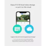 EZVIZ C8PF Wifi Überwachungskamera , Schwenk-/Neig-/Zoom- 8 × AI-Personenerkennungs, IP65 wasserdicht, unterstützt MicroSD-Karte bis zu 512 GB C8PF – Bild 6