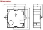 Hikvision DS-KD-ACF1/s aus Edelstahtl 1-Modul-Unterputz-Box und Abdeckung – Bild 4