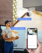 EZVIZ Akku Überwachungskamera, 2K+ WLAN IP Kamera mit 10400mAh Akku, automatische Verfolgung, KI Personenerkennung, Zwei-Wege-Audio – Bild 2