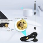 WLAN Antenne Dualband 2,4 GHz 5 GHz 5,8 GHz 9 dBi Magnetfuss MIMO RP-SMA-Stecker Antenne – Bild 4