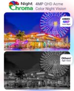Annke NightChroma TM NC400 – Acme Farb-Nachtsicht-PoE-Überwachungskamera mit f/1.0 Super Aperture, Super HD, Active Alignment, IP67 – Bild 8
