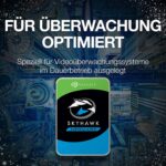 Seagate SkyHawk, interne Festplatte, Videoaufnahme bis zu 64 Kameras, 3.5 Zoll, 64 MB Cache, SATA 6 Gb/s, silber, FFP, – Bild 8