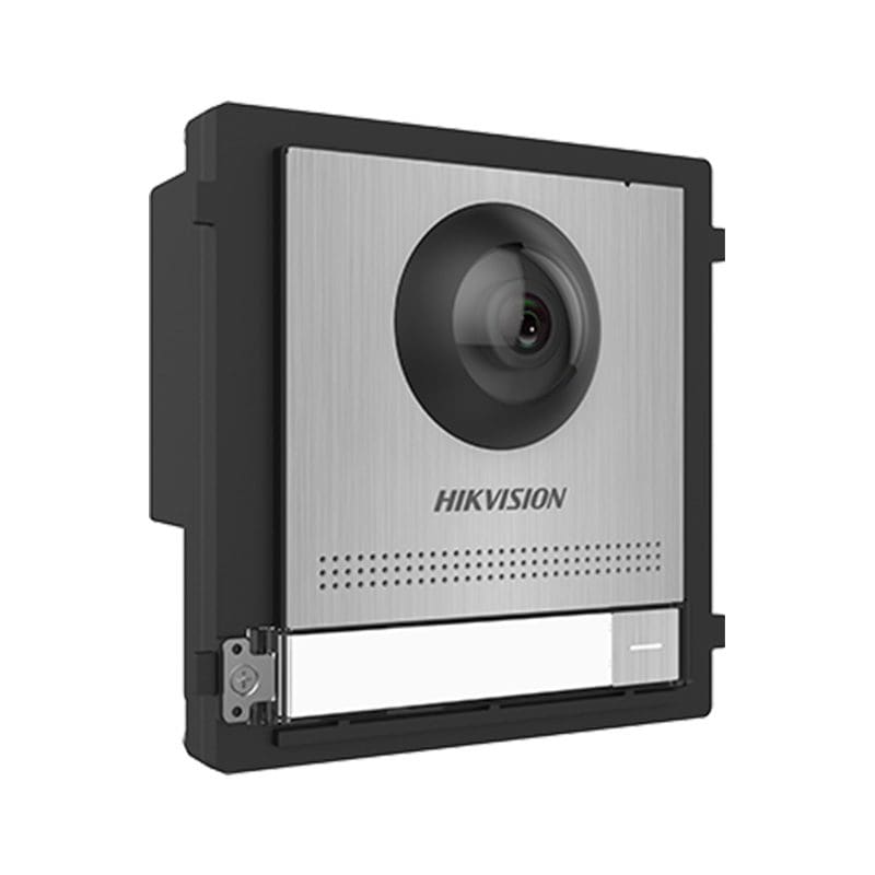 Hikvision DS-KD8003-IME2S Hikvision DS-KD8003Y-IME2/S(EU) Modulare 2-Draht-IP-Video-Türstation – Edelstahl-Edition mit Ruftaste – Bild 1