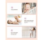 EZVIZ BM1 Wi-Fi Smart Babyphone mit Weinen- und Bewegungserkennung, Nachtsicht ohne blinkende Lichter, Zwei-Wege-Audio – Bild 6
