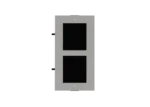 Hikvision DS-KD-ACF2/S aus Edelstahl 2-Modul Unterputzdose und Abdeckung – Bild 3