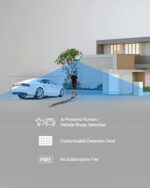C8W Pro 2K  Schwenk/Neige WLAN Kamera,  KI-Personenerkennung, 30 Meter Farbnachtsicht，352° Schewenk- / 95°Neigung – Bild 7