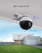 C8W Pro 2K  Schwenk/Neige WLAN Kamera,  KI-Personenerkennung, 30 Meter Farbnachtsicht，352° Schewenk- / 95°Neigung – Bild 2