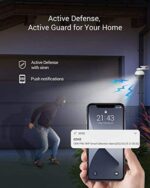 C8W Pro 2K  Schwenk/Neige WLAN Kamera,  KI-Personenerkennung, 30 Meter Farbnachtsicht，352° Schewenk- / 95°Neigung – Bild 3