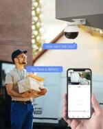 C8W Pro 2K  Schwenk/Neige WLAN Kamera,  KI-Personenerkennung, 30 Meter Farbnachtsicht，352° Schewenk- / 95°Neigung – Bild 4