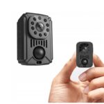 Mini Überwachungskamera mit 1500 mAh Akku, Nachtsicht, Bewegunserkennung + 32GB Speicherkarte