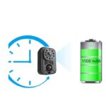 Mini Überwachungskamera mit 1500 mAh Akku, Nachtsicht, Bewegunserkennung + 32GB Speicherkarte – Bild 2
