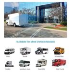 Rückfahrkamera Set mit 7‘’ Split-Screen Monitor, Infrarot-Nachtsicht- für , LKW, Wohnmobil, Anhänger, – Bild 4