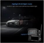 Rückfahrkamera Set mit 7‘’ Split-Screen Monitor, Infrarot-Nachtsicht- für , LKW, Wohnmobil, Anhänger, – Bild 5