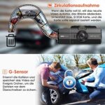 VANTRUE S2S 4K Dashcam Dual Vorne Innen, GPS 24Std. Dual Parküberwachung, 2 Zoll Display,  G Sensor Max. 512GB – Bild 6