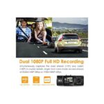 Dashcam S2 Pro Dual Kamera vorne Hinten,  Infrarot Nachtsicht, Motion Detektor Parküberwachung,  Sony Sensor , 1.5 Zoll 310°  G Sensor – Bild 2