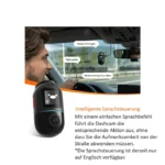 Dashcam Omni, 360° drehbar, integrierter 128GB eMMC Speicher, Zeitrafferaufnahme, 24H Parkmodus, AI Bewegungserkennung, integriertes GPS, App Steuerung – Bild 4