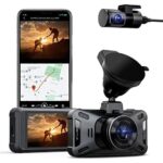 VANTRUE S4S Dashcam, 5GHz WiFi, 4K+Vorne Hinten, Sternenlicht Nachtsicht, Parküberwachung, Superkondensator, G-Sensor